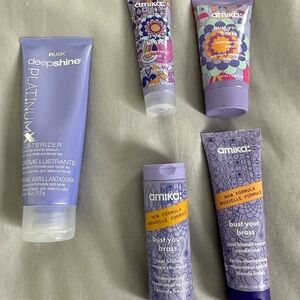 amika Hair Conditioner Set - Purple and Pink